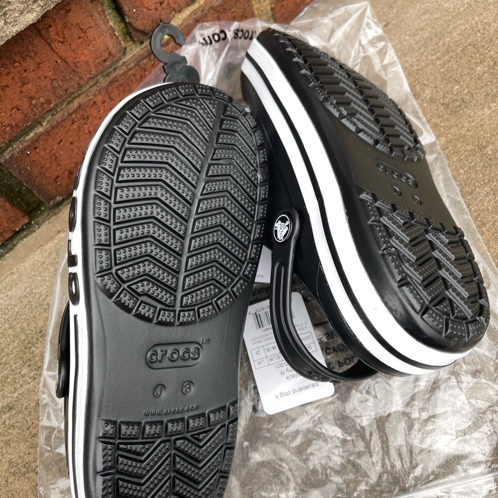 New Crocs Kids’ Bayaband Clog Classic Black - Picture 11 of 16